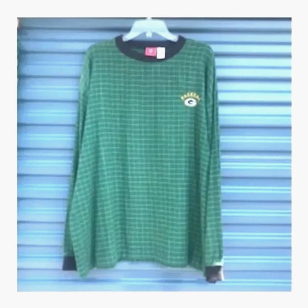 Green Bay Packers Size: Extra Large (46-48) Long Sleeve Pajama Top New w/o Tags